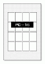 ハガキサイズ/PC-16