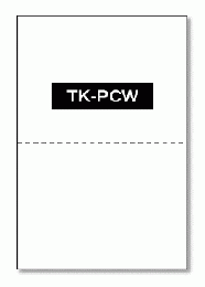 TK-PCW　ハガキサイズ(白)ノーカット