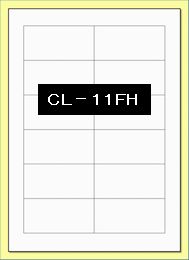 ムジラ-再剥離ラベル　CL-11FH